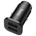 Разделитель автомобильный Hoco NZ4 Wise road 24W dual port PD car charger с кабелем MicroUSB (2USB: 5V & 2.4A 12W/ total output 24W) Черный - фото 80921