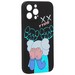 Чехол-накладка силикон MItriFON для iPhone 12 Pro Max (6.7") 0.8мм с флуоресцентным рисунком AW J115 - фото 87829