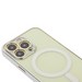 Чехол-накладка силиконовая J-case Magsafe Series для iPhone 13 Pro (6.1") Серебристый - фото 81435