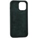 Накладка бархатная MItrifON для iPhone 12 Pro Max (6.7") без логотипа Зеленая - фото 81472