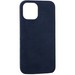 Накладка бархатная MItrifON для iPhone 12 Pro Max (6.7") без логотипа Синяя - фото 81474