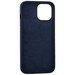 Накладка бархатная MItrifON для iPhone 12 Pro Max (6.7") без логотипа Синяя - фото 81475