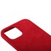 Накладка бархатная MItrifON для iPhone 12 Pro Max (6.7") без логотипа Красная - фото 81481
