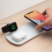 Беспроводное зарядное устройство Deppa 3в1 (D-24010) для Apple iPhone/ Watch (1-5ser)/ Air Pods 17.5W Белый - фото 81555