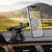 Автомобильный держатель Hoco CA98 City center console magnetic car holder магнитный универсальный с присоской черный - фото 81580