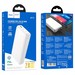 Аккумулятор внешний универсальный Hoco J87A 20000 mAh Tacker PD20W+QC3.0 power bank (USB:5V-3.0A Max) Белый - фото 81714