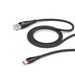 Дата-кабель USB Deppa Ceramic USB - Type-C D-72288 (1.0м) Черный - фото 82052