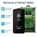 Стекло защитное Remax 3D (GL-27) Антишпион Privacy Series Твердость 9H для iPhone 14/ 13/ 13 Pro 2021 (6.1") 0.3mm Black - фото 82651
