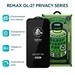 Стекло защитное Remax 3D (GL-27) Антишпион Privacy Series Твердость 9H для iPhone 14 Pro Max 2022 (6.7") 0.3mm Black - фото 82672
