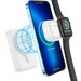 Аккумулятор внешний универсальный & беспроводное зарядное Hoco Q11 10000 mAh Expressar QC power bank 3 в 1 (Type-C:5V-2.0A Max) 20W Белый - фото 82722