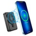 Аккумулятор внешний универсальный & беспроводное зарядное Hoco Q11 10000 mAh Expressar QC power bank 3 в 1 (Type-C:5V-2.0A Max) 20W Черный - фото 82727