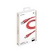Дата-кабель USB Deppa D-72290 USB - Type-C Ceramic (1.0м) Красный - фото 82843