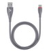 Дата-кабель USB Deppa D-72289 USB - Type-C Ceramic (1.0м) Серый - фото 82844