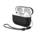Чехол силиконовый Deppa для AirPods Pro 2 (D-47340) 1.3мм с ремешком Черный - фото 83001