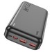 Аккумулятор внешний универсальный Hoco J101А 20000 mAh Astute PD22.5W+QC3.0 power bank (2USB:5V-4.5A/ Type-C: 5V-2.4A) Черный - фото 83038