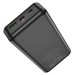 Аккумулятор внешний универсальный Hoco J102A 20000 mAh Cool figure PD22.5W+QC3.0 power bank (2USB:5V-4.5A/ Type-C: 5V-2.4A) Черный - фото 83027