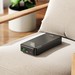 Аккумулятор внешний универсальный Hoco J102A 20000 mAh Cool figure PD22.5W+QC3.0 power bank (2USB:5V-4.5A/ Type-C: 5V-2.4A) Черный - фото 83028