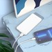 Аккумулятор внешний универсальный Hoco J100 10000 mAh High-ranking power bank (2USB:5V-2.1A) Белый - фото 83033