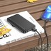 Аккумулятор внешний универсальный Hoco J91 10000 mAh Strong and Wear-Resistant power bank (2USB:5V-2.1A) Черный - фото 83064