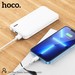 Аккумулятор внешний универсальный Hoco J95 Plus 10000 mAh Fast Charging power bank (2USB:5V-2.1A Max) Белый - фото 83089