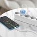 Адаптер питания Hoco C101A Single port PD 20W charger с кабелем Type-C to Lightning (Type-C: 5V max 3.0A/ 20Вт) Бело-голубой - фото 83126