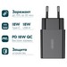 Адаптер питания Joyroom L-QP183 Simple Series PD+QC 3.0 Dual Ports Intelligent Travel Charger (USB: 5V max 3.0A/18Вт) Черный - фото 83170
