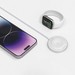 Беспроводное зарядное устройство Deppa QI Fast Charge 2в1 (D-24021) для Apple iPhone/ Watch 18Вт Белый - фото 83183