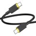 Дата-кабель Hoco U109 Fast charging data cable Type-C to Type-C (20V-5A, 100Вт Max) 1.2 м Черный - фото 83229