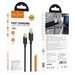 Дата-кабель Hoco U109 Fast charging data cable Type-C to Type-C (20V-5A, 100Вт Max) 1.2 м Черный - фото 83233