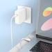 Дата-кабель Hoco U109 Fast charging data cable Type-C to Type-C (20V-5A, 100Вт Max) 1.2 м Белый - фото 83227