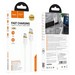 Дата-кабель Hoco U109 Fast charging data cable Type-C to Type-C (20V-5A, 100Вт Max) 1.2 м Белый - фото 83228