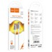 Дата-кабель Hoco X66 Howdy charging data cable Type-C to Type-C (3A, 60Вт Max) 1.0 м Белый - фото 83237