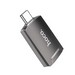Переходник Hoco UA19 Type-C - HDMI 4K UltraHD для Macbook, Ipad Pro, Samsung Tab Графитовый - фото 83240