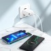 Адаптер питания Hoco C102A Fuerza QC3.0 fast charger 28.5W c кабелем Type-C (4USB: 5V max 2.1A) Белый - фото 83257