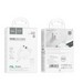 Адаптер питания Hoco C111A Lucky QC3.0 PD 30W c кабелем Type-C to Lightning (USB+Type-C: 5V max 2.1A) Белый - фото 85878