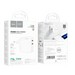 Адаптер питания Hoco C110A Lucky QC3.0 PD 35W c кабелем Type-C to Lightning (2 Type-C: 5V max 2.1A) Белый - фото 85880
