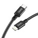 Дата-кабель Hoco X14 Double speed PD charging data cable for Type-C to Lightning (2.0 м) Черный - фото 85949