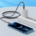 Дата-кабель Hoco X14 Double speed PD charging data cable for Type-C to Lightning (1.0 м) Черный - фото 85944