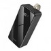 Аккумулятор внешний универсальный Hoco DB11 Plus 50000 mAh Power bank with LED light and lanyard (2USB:5V-2.1A) Черный - фото 85962