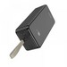 Аккумулятор внешний универсальный Hoco DB11 Plus 50000 mAh Power bank with LED light and lanyard (2USB:5V-2.1A) Черный - фото 85964