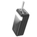 Аккумулятор внешний универсальный Hoco DB11 Plus 50000 mAh Power bank with LED light and lanyard (2USB:5V-2.1A) Черный - фото 85968