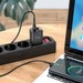 Адаптер питания Hoco N25 Maker dual port fast charger c кабелем Type-C (2USB: 5V max 2.1A) Черный - фото 86260