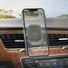 Автомобильный держатель Hoco CA115 Blue Shark car holder магнитный универсальный в решетку черный - фото 86351