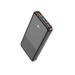 Аккумулятор внешний универсальный Hoco J108 10000 mAh Universe PD22.5W+QC3.0 power bank (2USB:5V-3A/ Type-C: 5V-3A) Черный - фото 86396