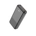 Аккумулятор внешний универсальный Hoco J108A 20000 mAh Universe PD22.5W+QC3.0 power bank (2USB:5V-3A/ Type-C: 5V-3A) Черный - фото 86406