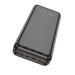 Аккумулятор внешний универсальный Hoco J108A 20000 mAh Universe PD22.5W+QC3.0 power bank (2USB:5V-3A/ Type-C: 5V-3A) Черный - фото 86408