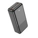 Аккумулятор внешний универсальный Hoco J108B 30000 mAh Universe PD22.5W+QC3.0 power bank (2USB:5V-3A/ Type-C: 5V-3A) Черный - фото 86417