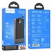 Аккумулятор внешний универсальный Hoco J114A 20000 mAh power bank (USB:5V-2A/ Type-C: 5V-2A) Черный - фото 86897