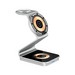 Беспроводное зарядное устройство MItrifON Magnetic Wireless charger stand 3в1 MageSafe Stand (OJD-105) для iPhone/ Watch/ Air Pods 15W Серебристый - фото 86954