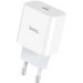 Адаптер питания Hoco C76A Plus Speed source PD+QC 3.0 charger (USB-C: 5V max 3.0A/20Вт) Белый - фото 86961